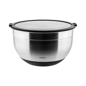 Миска кухонна з кришкою Vinzer 4 л., 24 см.