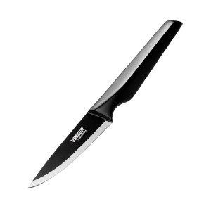Ніж для овочів Vinzer Geometry line Nero 8,9 см.
